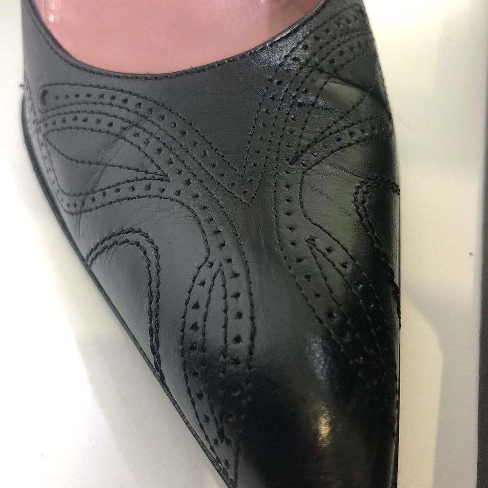 Fratelli Rossetti Black Mary Jane Heels (size 7)
